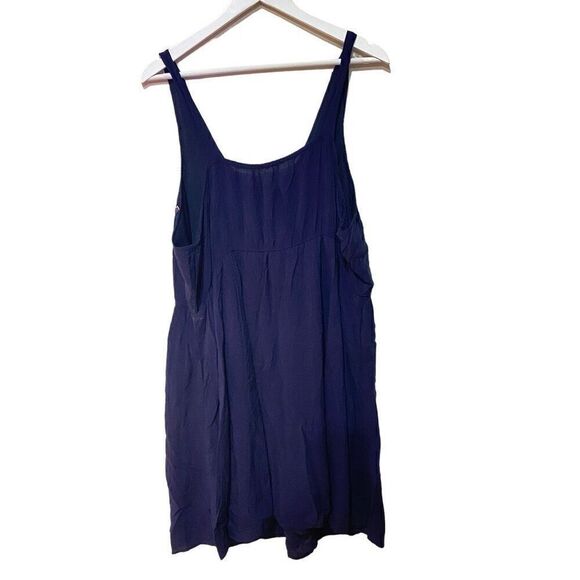 Maurices dress plus size 3 embroidered tank dress navy blue - Picture 5 of 5